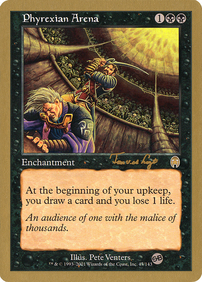 Phyrexian Arena (Tom van de Logt) (SB) [World Championship Decks 2001] | Card Citadel