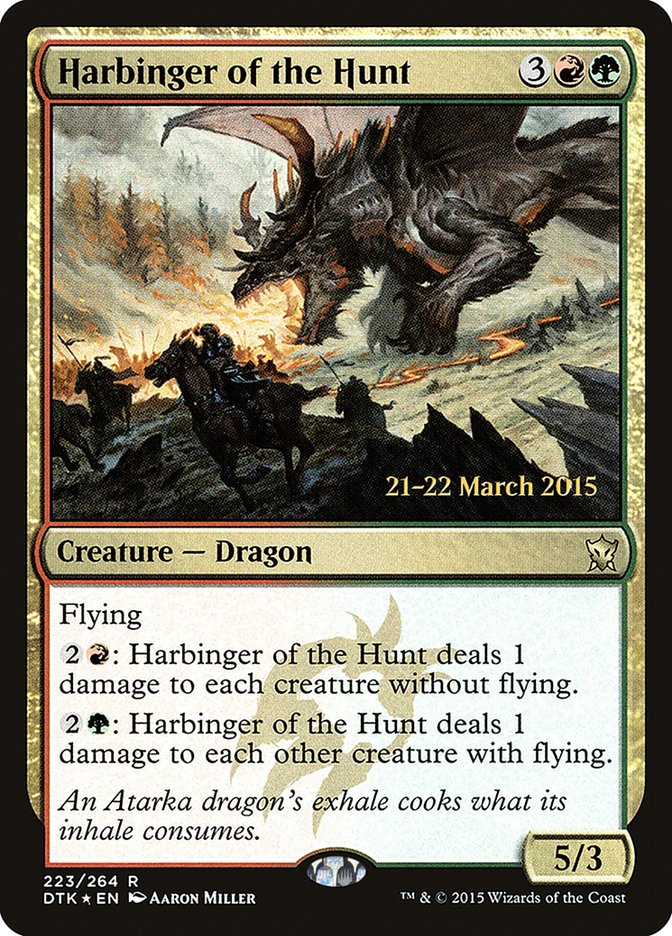 Harbinger of the Hunt [Dragons of Tarkir Promos] | Card Citadel