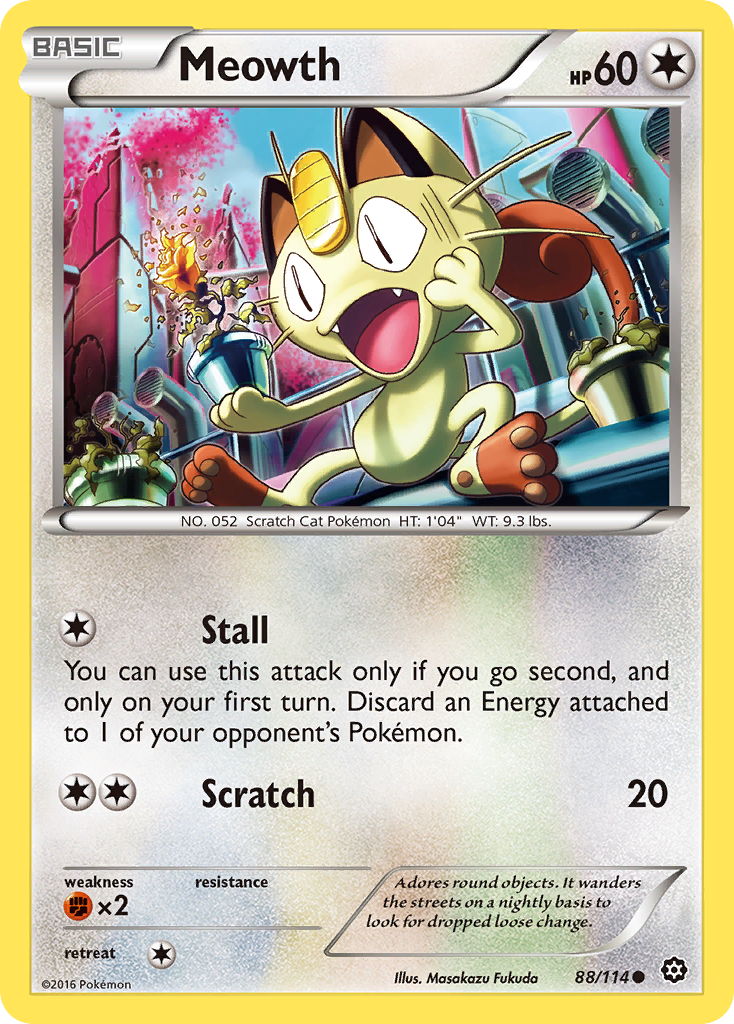 Meowth (88/114) [XY: Steam Siege] | Card Citadel