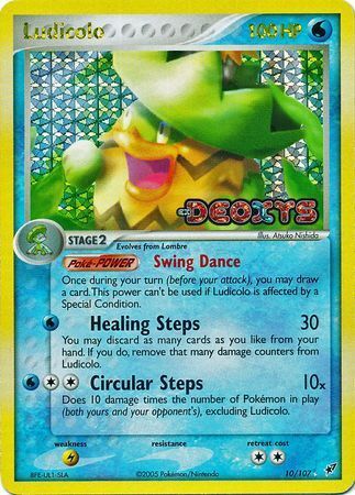 Ludicolo (10/107) (Stamped) [EX: Deoxys] | Card Citadel