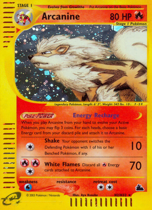 Arcanine (H2/H32) [Skyridge] | Card Citadel