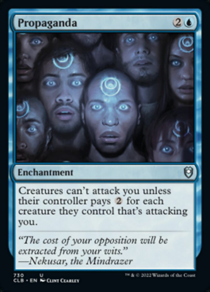 Propaganda [Commander Legends: Battle for Baldur's Gate] | Card Citadel