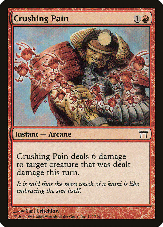 Crushing Pain [Champions of Kamigawa] | Card Citadel