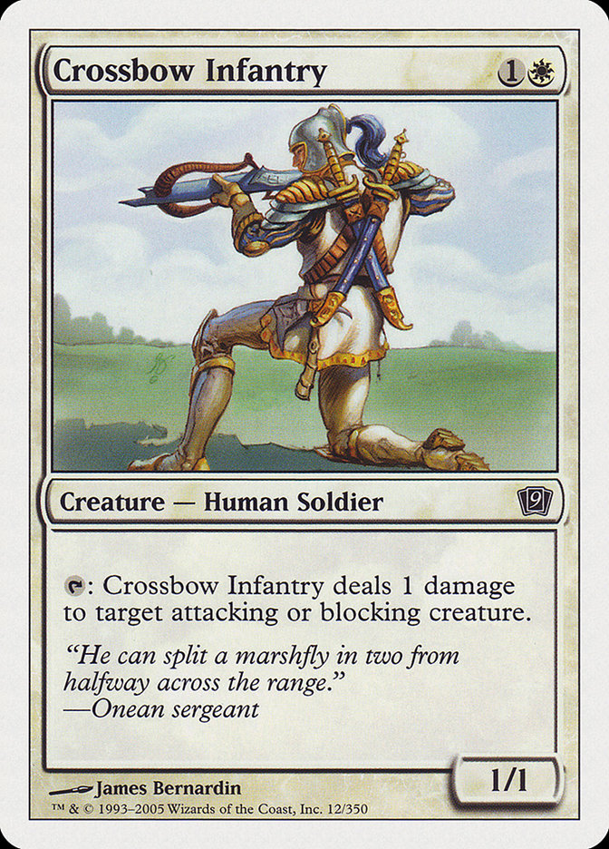 Crossbow Infantry [Ninth Edition] | Card Citadel