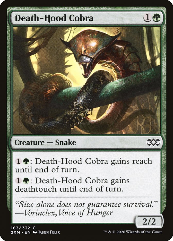 Death-Hood Cobra [Double Masters] | Card Citadel