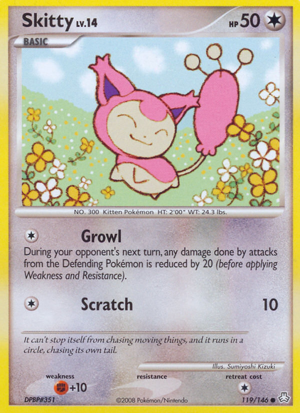 Skitty (119/146) [Diamond & Pearl: Legends Awakened] | Card Citadel