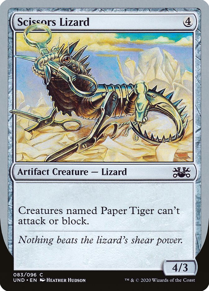 Scissors Lizard [Unsanctioned] | Card Citadel