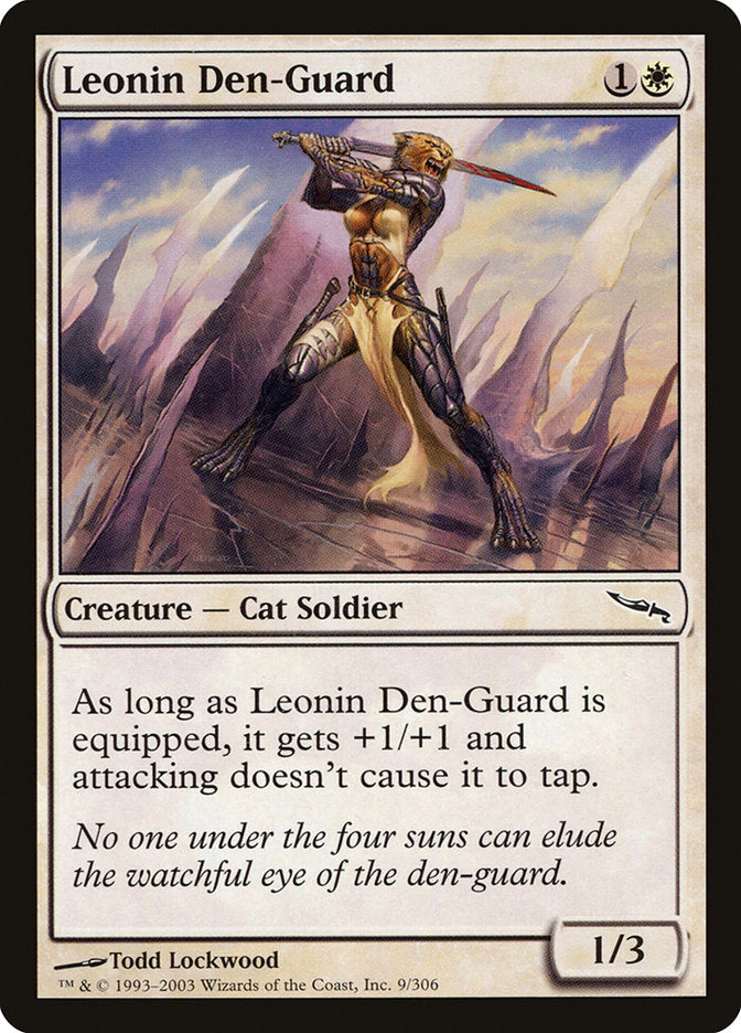 Leonin Den-Guard [Mirrodin] | Card Citadel