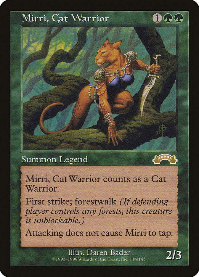 Mirri, Cat Warrior [Exodus] | Card Citadel