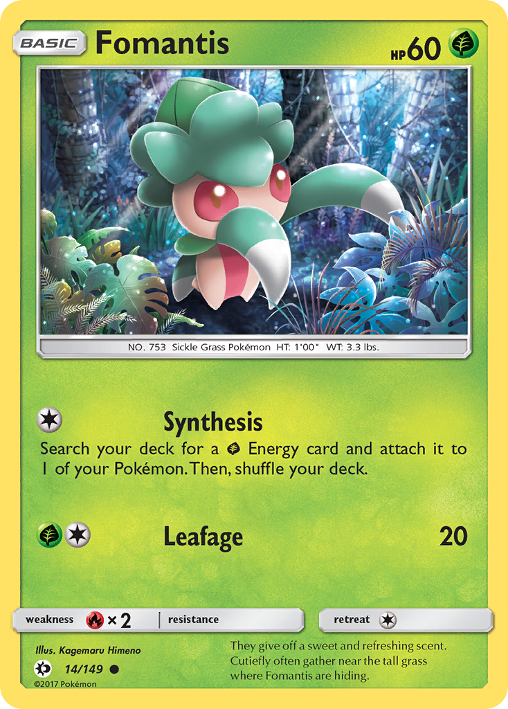 Fomantis (14/149) [Sun & Moon: Base Set] | Card Citadel