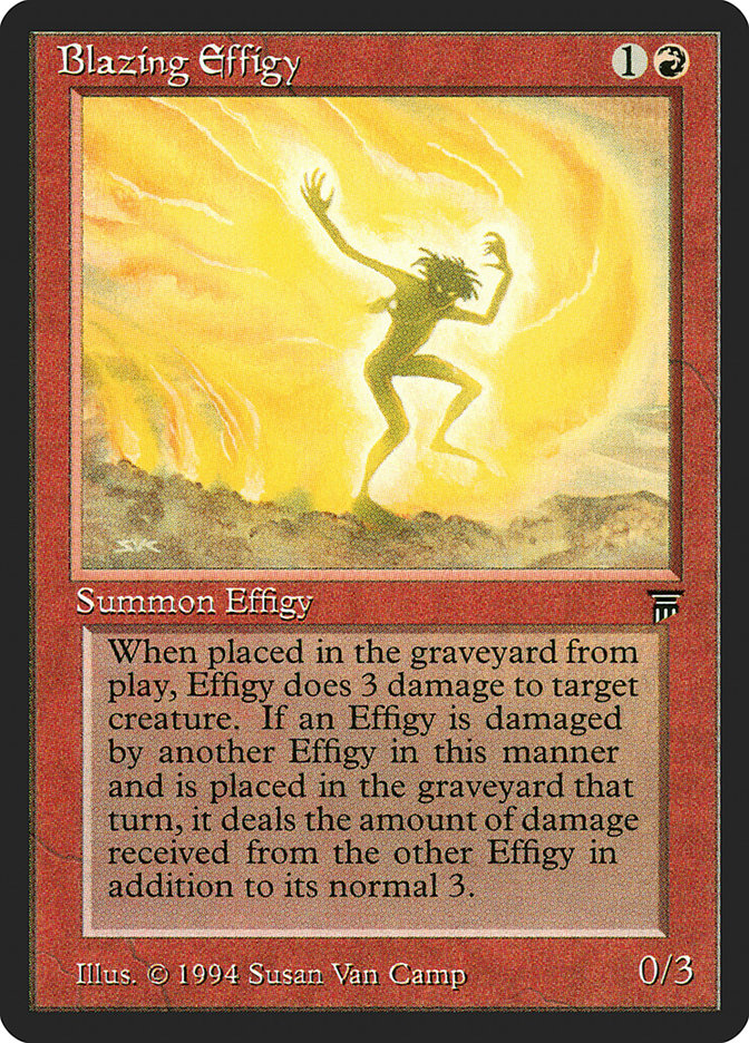 Blazing Effigy [Legends] | Card Citadel