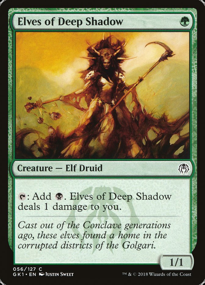 Elves of Deep Shadow [GRN Guild Kit] | Card Citadel