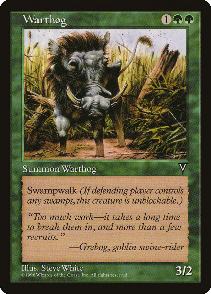 Warthog [Visions] | Card Citadel