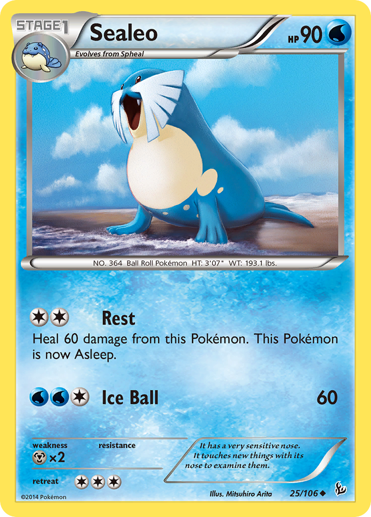 Sealeo (25/106) [XY: Flashfire] | Card Citadel