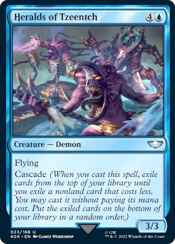 Heralds of Tzeentch [Universes Beyond: Warhammer 40,000] | Card Citadel