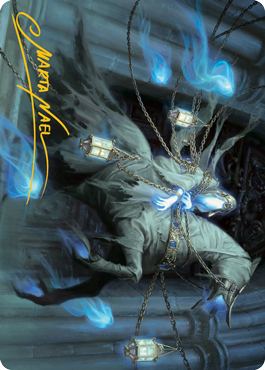 Patrician Geist Art Card (Gold-Stamped Signature) [Innistrad: Midnight Hunt Art Series] | Card Citadel