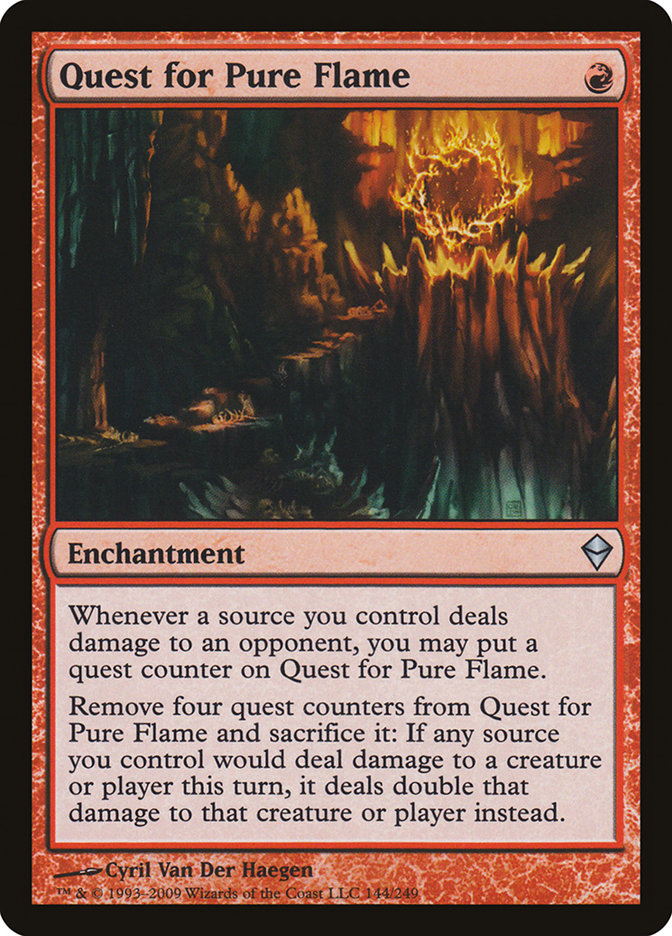 Quest for Pure Flame [Zendikar] | Card Citadel