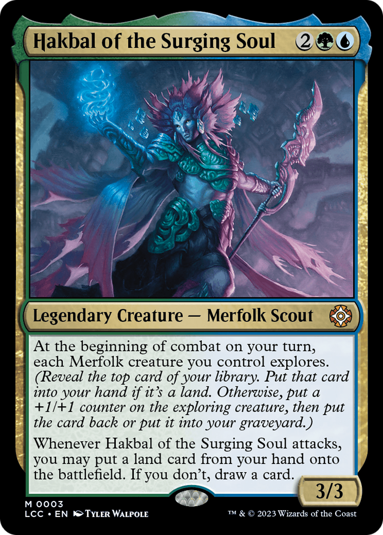 Hakbal of the Surging Soul [The Lost Caverns of Ixalan Commander] | Card Citadel