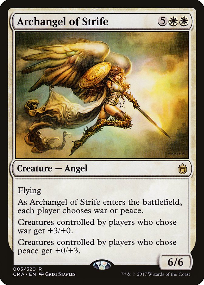 Archangel of Strife [Commander Anthology] | Card Citadel