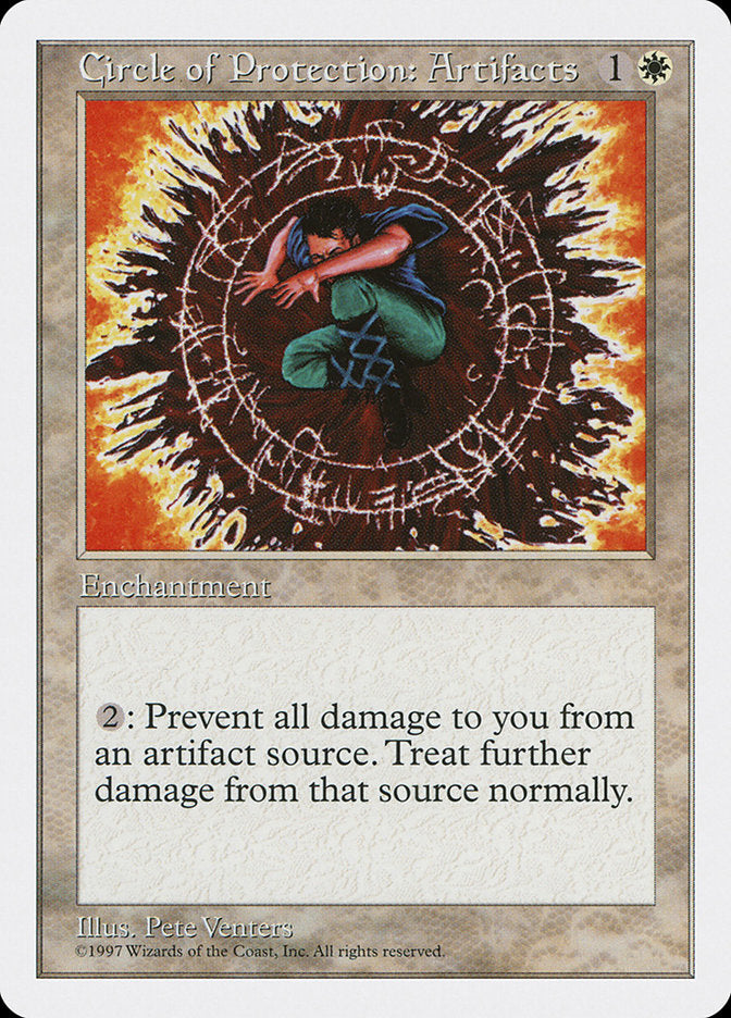 Circle of Protection: Artifacts [Fifth Edition] | Card Citadel