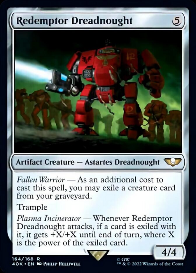 Redemptor Dreadnought (Surge Foil) [Universes Beyond: Warhammer 40,000] | Card Citadel