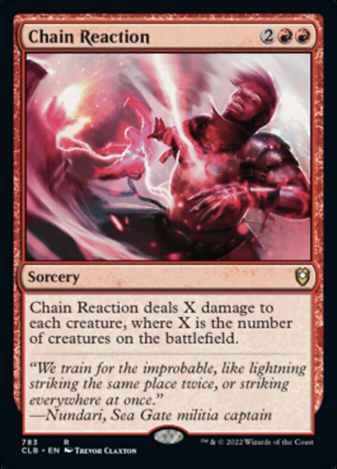 Chain Reaction [Commander Legends: Battle for Baldur's Gate] | Card Citadel