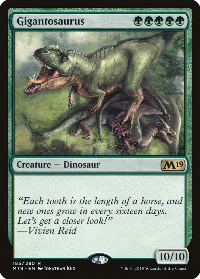 Gigantosaurus [Core Set 2019] | Card Citadel