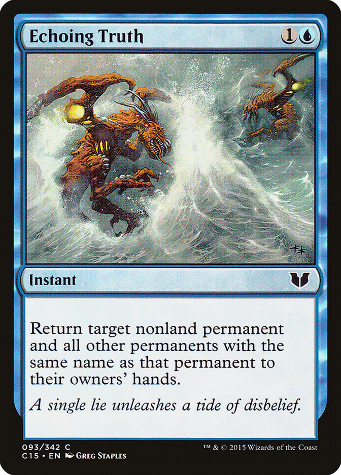 Echoing Truth [Commander 2015] | Card Citadel