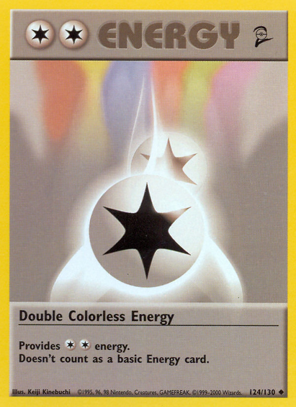 Double Colorless Energy (124/130) [Base Set 2] | Card Citadel