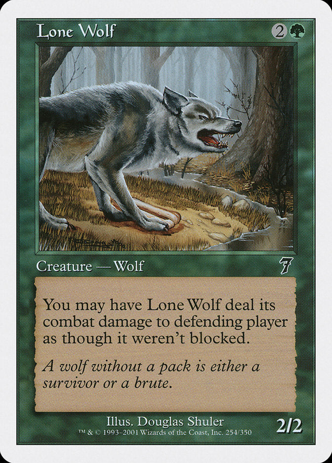 Lone Wolf [Seventh Edition] | Card Citadel