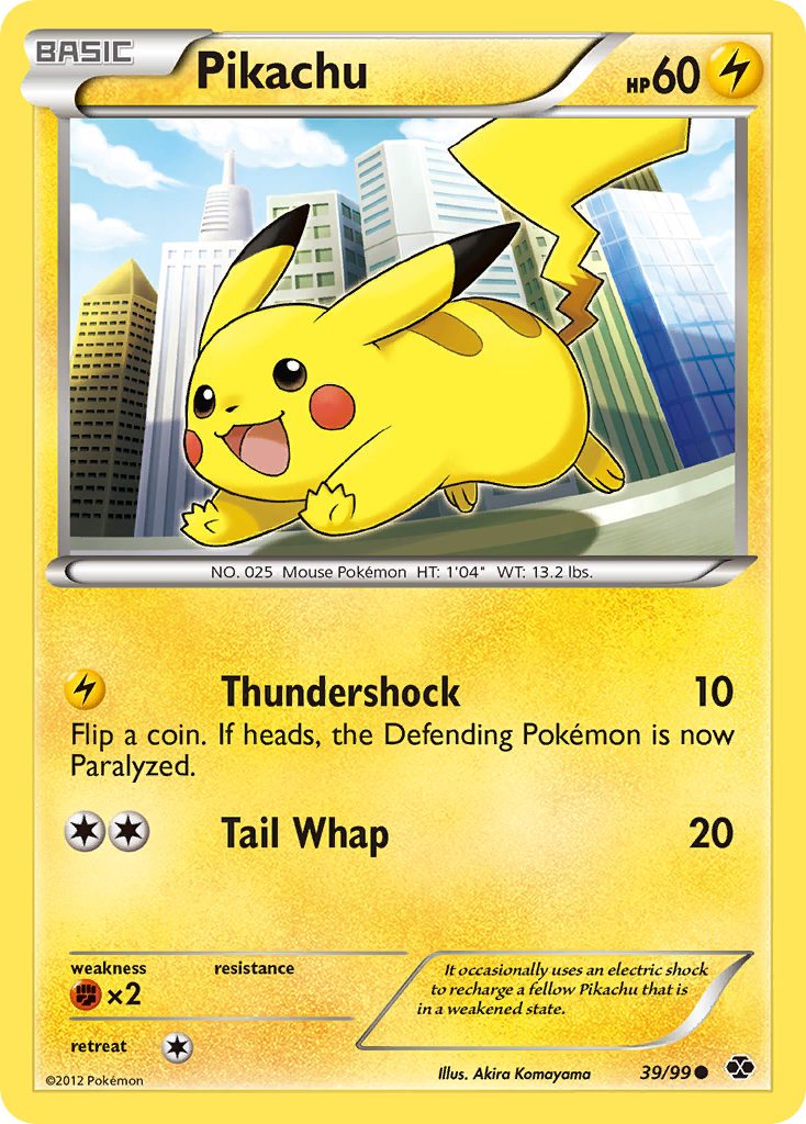 Pikachu (39/99) [Black & White: Next Destinies] | Card Citadel