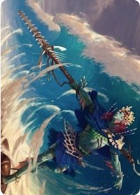 Tazeem Roilmage Art Card [Zendikar Rising Art Series] | Card Citadel