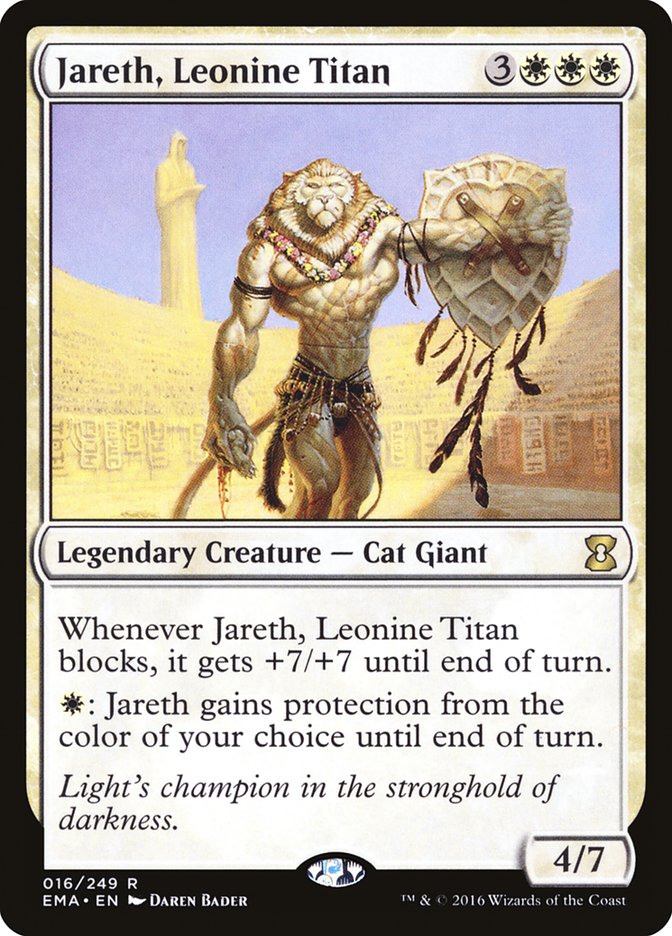 Jareth, Leonine Titan [Eternal Masters] | Card Citadel