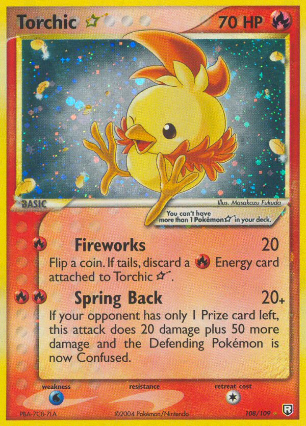 Torchic Star (108/109) [EX: Team Rocket Returns] | Card Citadel