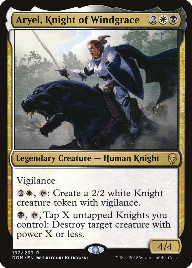 Aryel, Knight of Windgrace [Dominaria] | Card Citadel
