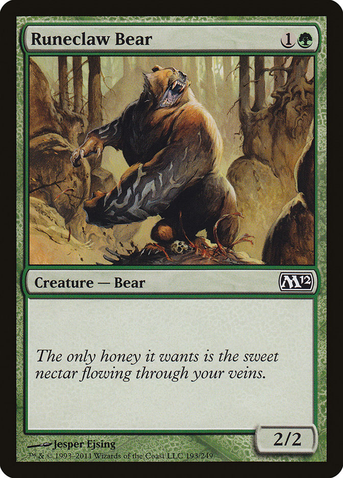 Runeclaw Bear [Magic 2012] | Card Citadel