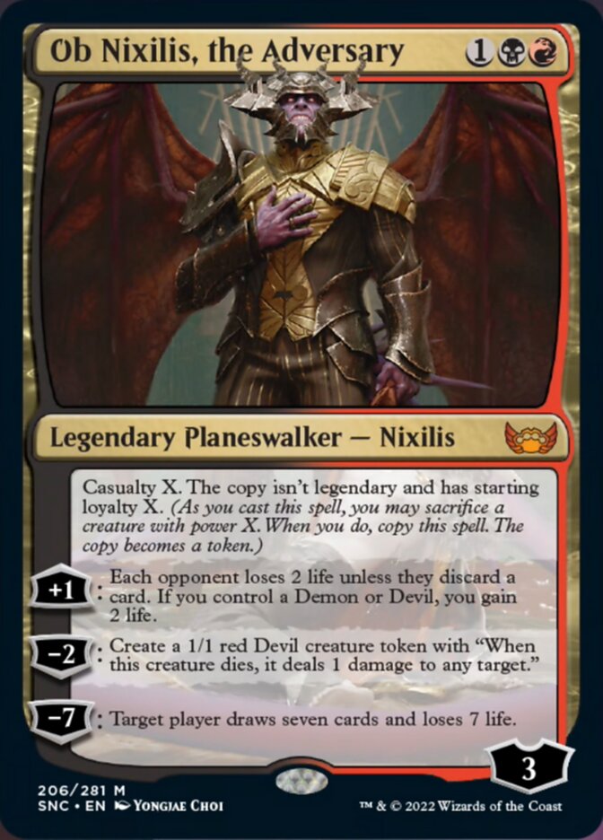 Ob Nixilis, the Adversary [Streets of New Capenna] | Card Citadel