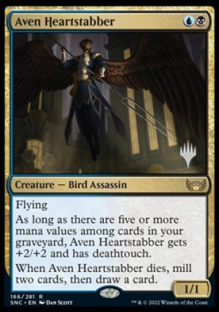 Aven Heartstabber (Promo Pack) [Streets of New Capenna Promos] | Card Citadel