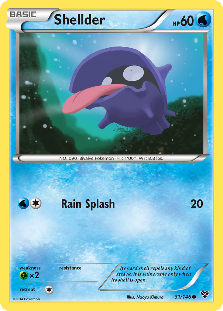 Shellder (31/146) [XY: Base Set] | Card Citadel