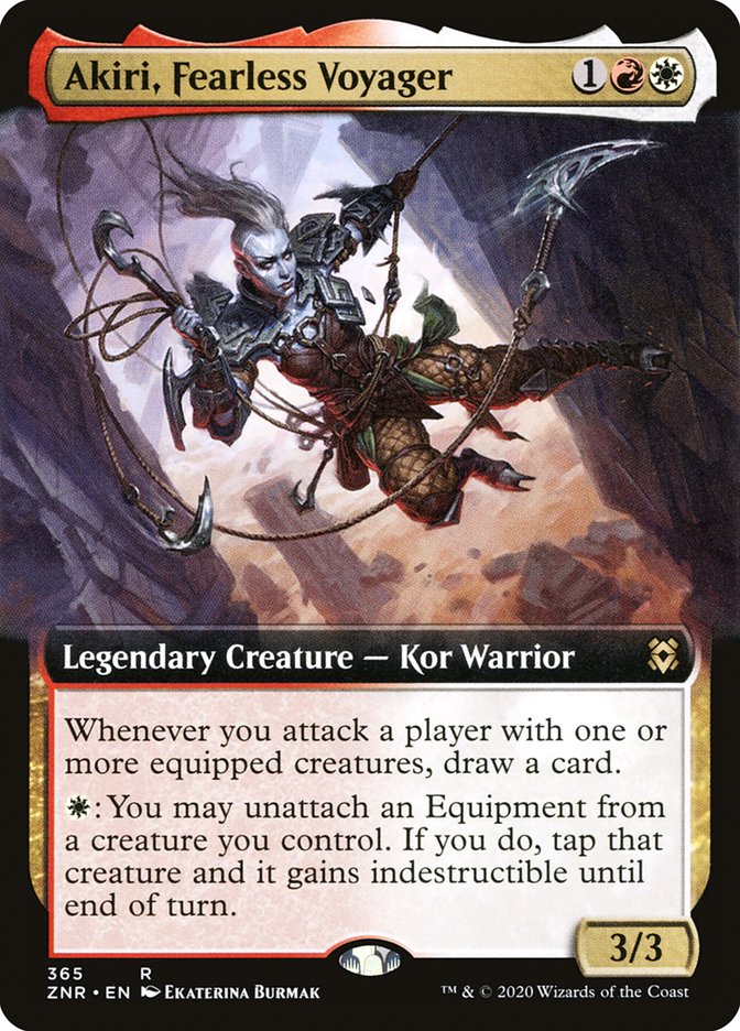 Akiri, Fearless Voyager (Extended Art) [Zendikar Rising] | Card Citadel