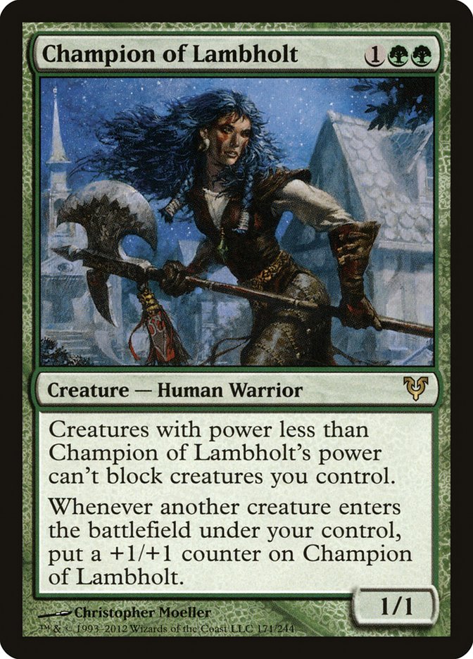 Champion of Lambholt [Avacyn Restored] | Card Citadel