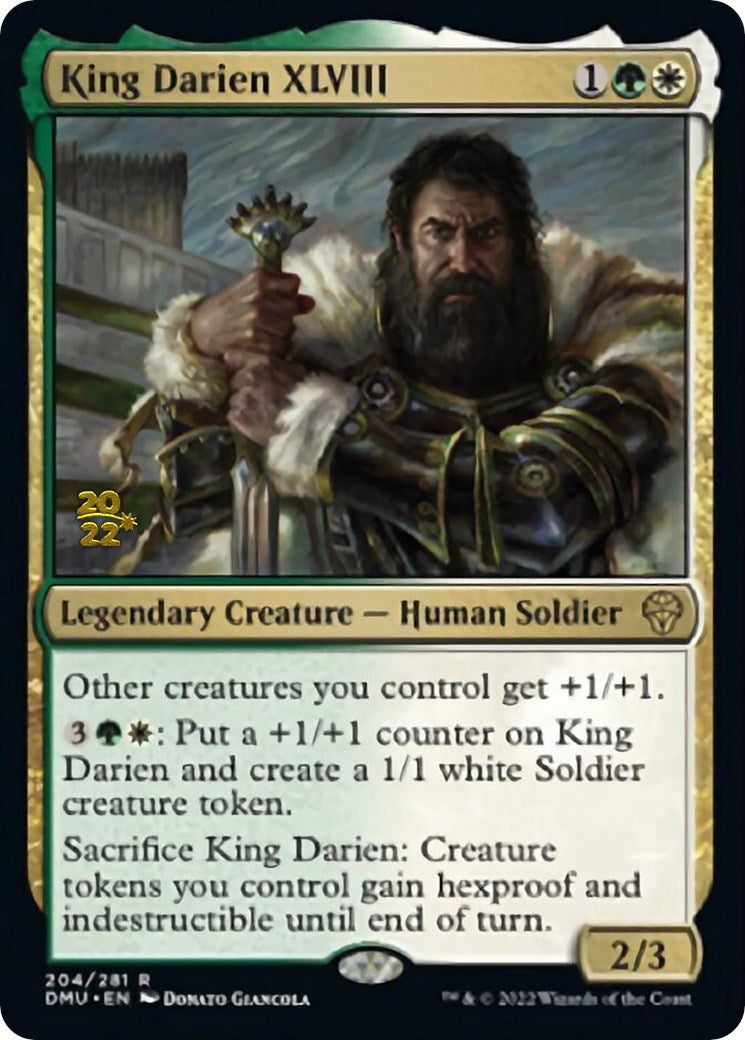 King Darien XLVIII [Dominaria United Prerelease Promos] | Card Citadel