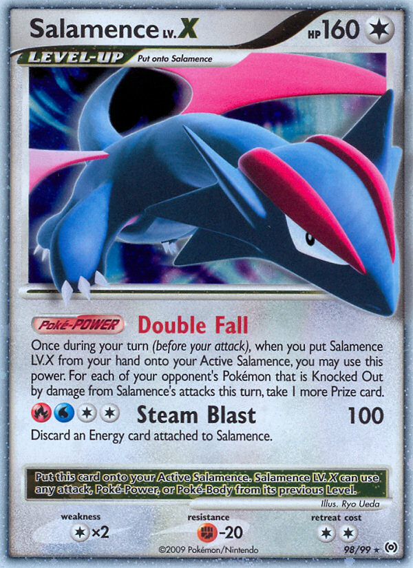 Salamence LV.X (98/99) [Platinum: Arceus] | Card Citadel