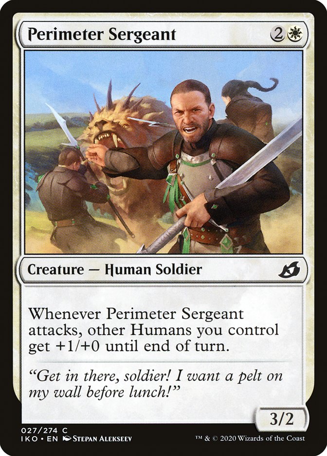 Perimeter Sergeant [Ikoria: Lair of Behemoths] | Card Citadel