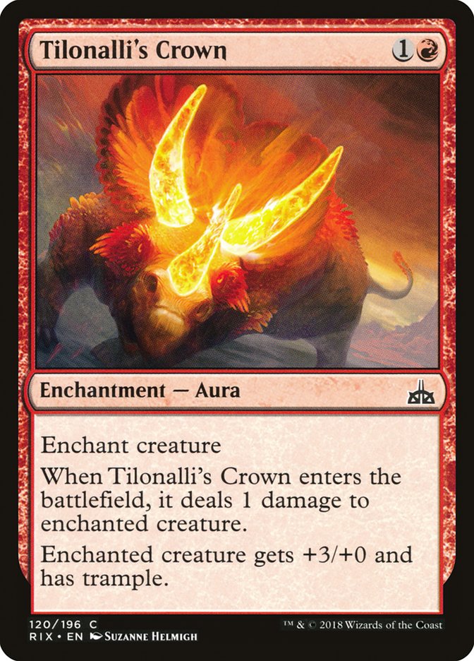 Tilonalli's Crown [Rivals of Ixalan] | Card Citadel