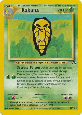 Kakuna (41/75) [Neo Discovery Unlimited] | Card Citadel