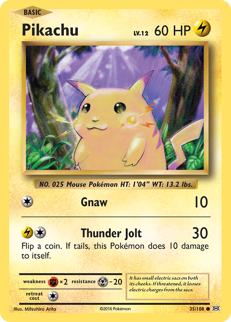Pikachu (35/108) [XY: Evolutions] | Card Citadel