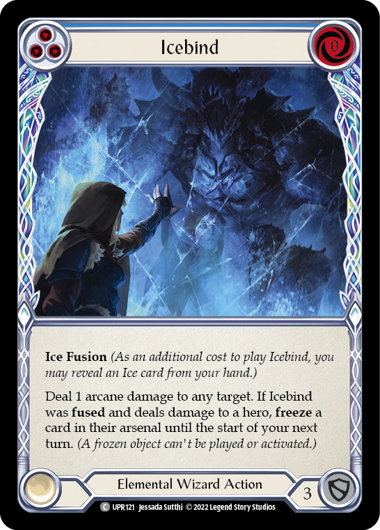 Icebind (Blue) [UPR121] (Uprising)  Rainbow Foil | Card Citadel