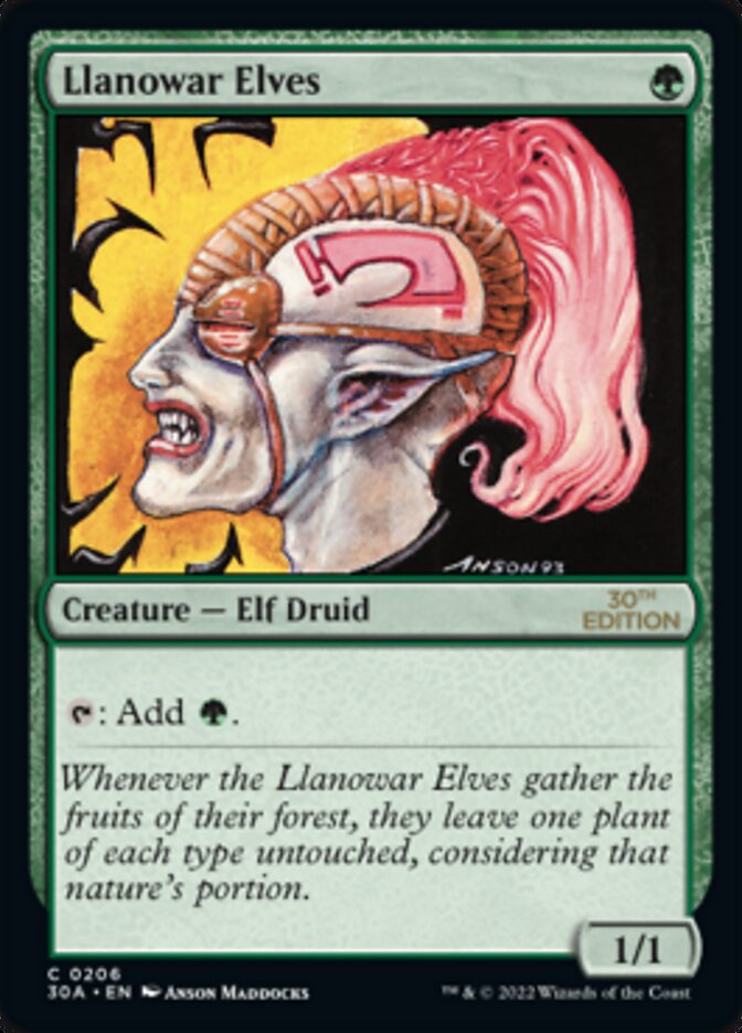 Llanowar Elves [30th Anniversary Edition] | Card Citadel
