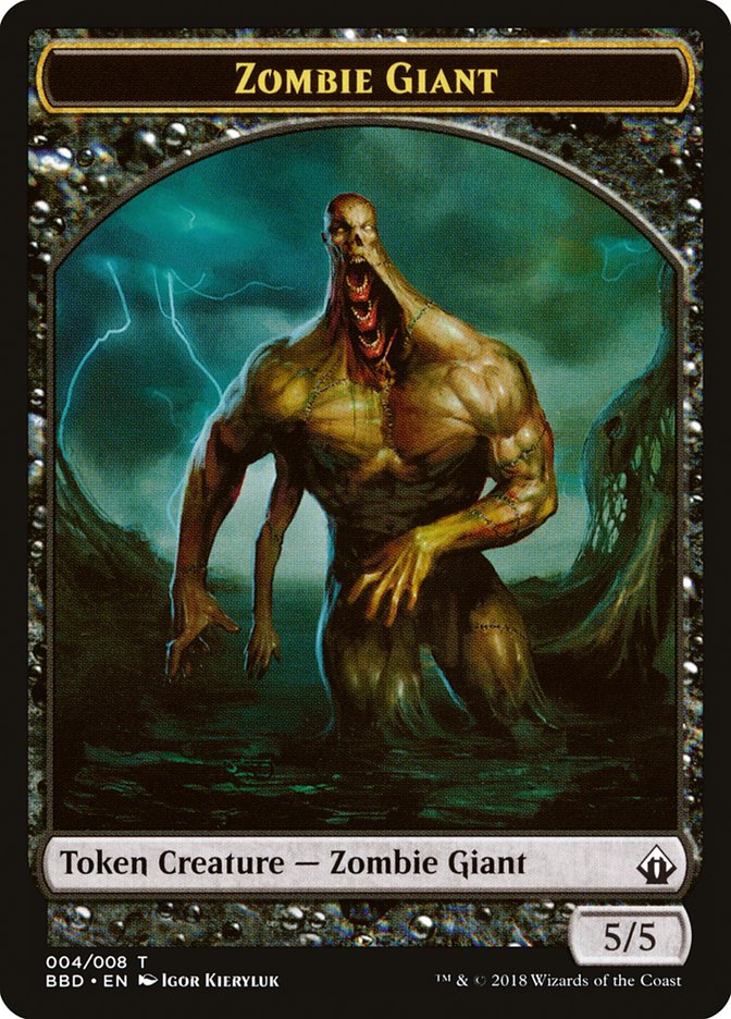 Zombie Giant Token [Battlebond Tokens] | Card Citadel